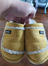 朴西简约毛绒拼接加厚保暖可外穿情侣棉拖鞋冬季居家室内防滑家用棉拖 淘沙粉 38-39 实拍图