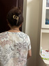 BARY REEF新款网红鲨鱼夹子磨砂质感金属抓夹头饰发夹后脑勺质感发卡女成人 香槟闪亮抓夹（11cm） 实拍图