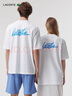 LACOSTE法国鳄鱼男女同款情侣宽松休闲圆领短袖T恤|TH2748 3YD/白色 S /170 实拍图