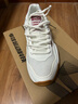 鸿星尔克男子休闲鞋透气舒适男鞋厚底阿甘鞋简约老爹鞋时尚百搭运动鞋奶酪 微晶白/丝绒红 39 实拍图