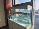 汉霸 超白玻璃鱼缸客厅家用大型生态底滤智能金鱼缸2024新款水族箱 浅滩灰 屏风1.5米长x40cm宽x153cm高 晒单实拍图