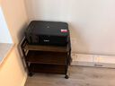 奕居置物架落地可移动办公室客厅实木路由器打印机架带轮子 实拍图