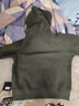 马登工装 美式休闲重磅摇粒绒卫衣连帽百搭加厚抓绒套头衫男秋季 军绿色（无魔术贴） M 实拍图