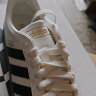 adidas「T头鞋」VL COURT休闲板鞋德训鞋男女阿迪达斯官方轻运动 白色/黑色/树脂黄 36 晒单实拍图