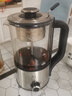 西麦（CIMI）煮茶壶1.2L蒸茶壶蒸汽喷淋煮茶器 316L不锈钢蒸茶器玻璃养生壶 1008单网（316L发热盘） 1.2L 实拍图