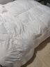 然牌TTC静音抗菌白鹅毛被芯 双人加厚保暖冬被 约4斤 200x230cm 白色 实拍图