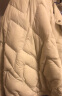 坦博尔轻薄羽绒服女秋冬菱格纹时尚保暖宽松防绒外套TD336268 奶昔白 160/84A 尺码偏大建议110-125斤 晒单实拍图