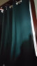 沫梵【窗帘+伸缩杆】窗帘免打孔安装卧室飘窗遮光加厚简易帘 湖蓝(遮光约99%左右) 适用宽1.1-1.6米【窗帘高1.5米】 晒单实拍图