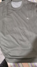 际华三五零一体能服短袖体能训练短袖服夏季户外体能运动训练服军迷速干T恤 灰色短袖单上衣 165-170/92-96 实拍图