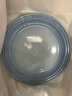 酷彩（Le Creuset）炻瓷19/23cm圆形碟 家用餐具水果盘甜品盘西餐盘沙拉盘餐盘 圆形碟水晶蓝 23cm 实拍图