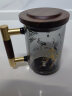 美斯尼美斯尼 茶杯玻璃泡茶杯带过滤办公杯 茶水分离杯墨色玻璃泡茶器 梵音杯 墨色 实拍图