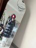 高梵黑金鹅绒服王星越同款先锋3.0八格男女同款羽绒服长款冬季厚外套 黑色 XS 实拍图
