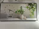 时钟画简约绿植万年历电子钟表挂钟客厅餐厅装饰画清新奶油风表挂墙时钟 BG4676 【日期万年历】 整体尺寸：100*50cm【70%的选择】 实拍图