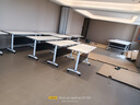 义元家具培训桌会议桌折叠桌学习桌办公桌拼接电竞桌可移动课桌电脑桌 1200W*400D*750H 升级加厚钢架 实拍图