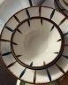 贺川屋碗碟套装家用日式餐具套装18头釉下彩陶瓷餐具整套 山茶花 实拍图