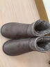 森馬（Senma）雪地靴男短筒百搭舒适加绒保暖平底棉鞋719416201 灰色 41码 实拍图