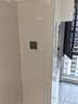 Nalthai开关插座86型钢化玻璃面板暗装带LED夜间指示灯点开关晶点灰系列 一开单控带LED指示灯(玻璃面板) 实拍图