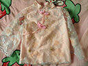 卡瓦拉童装女童套装汉服纱裙儿童春夏公主裙襦裙中国风宝宝小女孩表演服 长袖粉色 150码（适合身高145cm左右） 实拍图