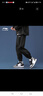 李宁（LI-NING）运动裤男裤春夏季新款裤子收口束脚宽松大码长裤休闲裤运动卫裤 黑色收口【棉质常规 舒适亲肤】 XL /180 (145-170斤) 实拍图