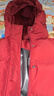 齐齐熊（ciciibear）【三防蓄热】男童羽绒服宝宝冬季连帽儿童保暖冬装加厚外套 新年红-白鸭绒-男女同款 90 【充绒量短款77.9g/长款117g】 实拍图