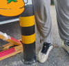 皇驰停车柱地桩锁防撞路桩防撞挡车停车桩立柱固定路障器Z50普通款 实拍图