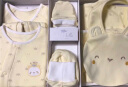 戴维贝拉（DAVE＆BELLA）春秋婴儿新生儿礼盒套装满月礼物婴幼儿初生宝宝衣服8件套 浅黄色 66cm(6-9M) 晒单实拍图
