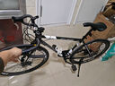 EG7公路山地自行车成人死飞变速通勤越野旅行城市单车儿童男青少年 闪耀60刀-纯黑色 26寸24速 实拍图