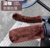勋狸粑电动车把套电瓶车毛绒把手护套冬季保暖防滑摩托车三轮车电车护手 加厚暗夜黑【共4只】 骑行不冻手 实拍图