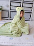妍妮贝拉婴幼儿浴巾 儿童带帽斗篷浴袍 秋冬宝宝浴衣珊瑚绒吸水速干毛巾 实拍图