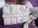 雅鹿长款羽绒服女士2025年新款韩版宽松加厚冬季鸭绒时尚保暖连帽外套 卡其色 M （推荐100-125斤） 实拍图