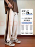 顶峰保罗（Dingfengbaoluo）休闲裤男士秋季运动垂感阔腿长裤潮牌美式宽松直筒K303黑色L 实拍图