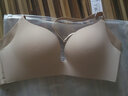 都市丽人软尺码隐形内衣女文胸无钢圈光面无痕薄款透气小胸聚拢胸罩2B25C4 实拍图