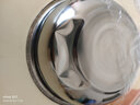 会攸不锈钢盆洗菜盆大号和面盆汤盆餐馆盛菜盆家用洗脸盆宠物饭盆 加厚大宽边-耐用款【32cm】 实拍图