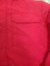 雪中飞【反季清仓】秋冬新款时尚潮流大口袋短款工装廓形羽绒服 芙蓉红 160 实拍图