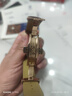 istrap真皮手表带男女士牛皮蝴蝶扣适用浪琴美度飞亚达天王阿玛尼海鸥卡西欧DW精工西铁城力洛克天梭表带 棕色同色线丨玫金蝴蝶扣 20mm 实拍图