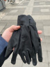 迪卡侬户外跑步轻薄舒适保暖触屏手套纯黑色XL-4564124 实拍图