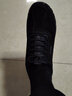 布瑞京老北京布鞋冬季系带棉鞋男加绒加厚保暖中老年休闲男鞋防滑运动鞋 黑色22107 45 实拍图