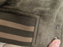 JEEP SPlRlT夹克男春秋季美式新款棒球服男士秋季高街宽松加肥大码飞行员外套 B11绿色（偏大，字母有点偏差) XL 实拍图