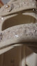 百丽（Belle）亮片休闲凉鞋女商场款厚底增高凉鞋B4A1DBL4 米色 37 (235mm) 实拍图
