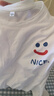 锐竹纯棉夏季百搭字母印花短袖t恤男女宽松潮流百搭学生复古上衣 彩色微笑-纯棉 XL 120-135斤 实拍图