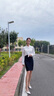红蜻蜓半身裙新款2025年春季女装开叉职业裙一步包臀西装裙工装短裙女士 黑色【50厘米】 L 实拍图