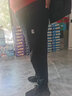 乔丹加绒运动裤男士休闲裤子男秋冬季保暖透气长裤男束脚直筒卫裤男 黑色 加绒束口-309B-店长推荐 5XL 实拍图