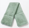 MUJI 聚酯纤维 抓绒 便携围巾 围脖 DD0ILA3A 浅绿色 20*100cm 实拍图