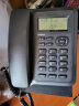 飞利浦（PHILIPS）有绳电话机座机 固定电话 办公家用 双接口 免电池 免提通话 CORD281A黑色 实拍图
