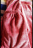 南极人法兰绒睡衣女冬季绒翻领长袖长裤家居服套装大码珊瑚绒睡衣睡裤 NSALM-8623-粉红色 XXL（建议130-150斤） 晒单实拍图