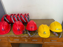 诺瑞斯安 安全帽 国标加厚防砸抗冲击耐穿刺 夏季工地建筑工程电力工人施工头盔 V型透气红色 可定制 实拍图