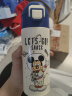 迪士尼（Disney）儿童保温杯316不锈钢随手便携水杯子宝宝大容量学生杯壶米奇400ML 实拍图