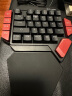 MageGee 战斧 左手游戏键盘 电竞吃鸡专用键盘 台式笔记本电脑键盘 背光宏按键cf机械键盘 黑色混光 红轴 实拍图