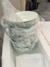 厚秀堂景德镇碗家用吃饭10个装 骨瓷碗陶瓷碗套装 防烫米饭碗面碗可微波 蓝色之恋 4.5英寸 10个 实拍图