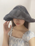 云见森知 贝壳帽子女士夏天户外遮阳帽韩版潮发箍太阳帽大檐百搭防晒帽 实拍图